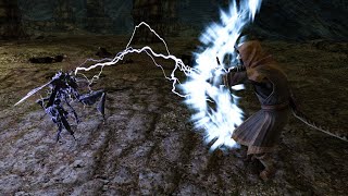 J´zargo vs Chaurus Hunter  Skyrim [upl. by Lehcar987]