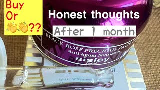 My unfiltered thoughts on Sisley Black rose precious face oil after regular usage skincare🌹 [upl. by Harrod]