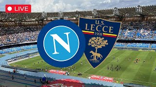 Napoli Lecce 00 🔴 LIVE Reaction con i tifosi napoletani al Maradona [upl. by Araldo]