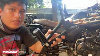 Diy rear footrest for yamaha ytx125 bukidnonmyhome diy yamahaytx125 [upl. by Pierrepont]