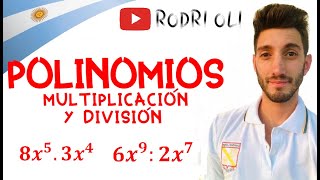 Multiplicación y División de POLINOMIOS  Argentina 🇦🇷 2020 [upl. by Ethelbert]