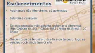 02  Diferenças das ações CRT TELEPAR TELESC TELERJ  Saiba tudo sobre o assunto [upl. by Schellens]