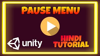 Unity Tutorial How to Make a Pause Menu in Unity Game Development tutorial [upl. by Maren873]