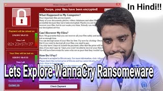 quotWannaCry Ransomwarequot Attack On My Computer Explained in Hindi [upl. by Eaves]