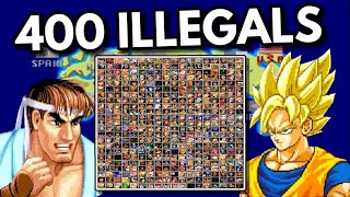 Street Fighter II But it Has Over 400 Characters [upl. by Arymas]