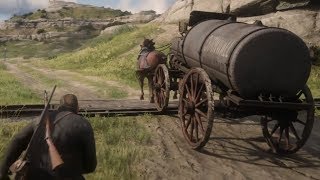 Как легко украсть телегу с керосином  RDR2 [upl. by Triplett]