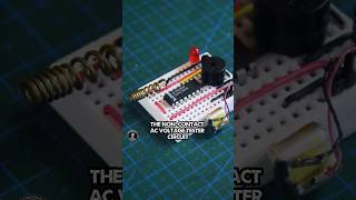 DIY Circuit  Noncontact AC Voltage Tester ⚡electronicsidea electroniccircuits electronics [upl. by Allekram]