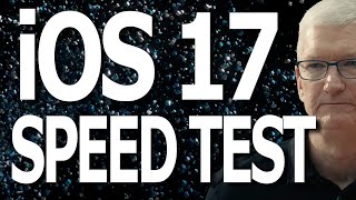 iOS 17 Final Release Speed Test [upl. by Xenia]