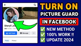 How to Enable Profile Picture Guard in Facebook  New Steps 2024 [upl. by Leirrad]