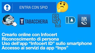 Identità Spid come crearla online scaricare e usare lapp per accedere ai servizi online [upl. by Airetnuhs]