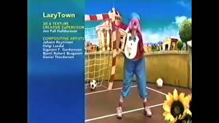 LazyTown’s New Superhero Promo During LazyTown End Credits [upl. by Ilahsiav]