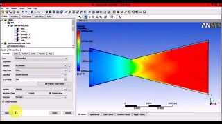 Ansys WorkBench  Fluent CD Nozzle tutorial [upl. by Hahnert631]