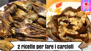 Carciofi ripieni e fritti come pulirli e cucinarli in modo semplice e veloce carciofi a siciliana [upl. by Ecinev]