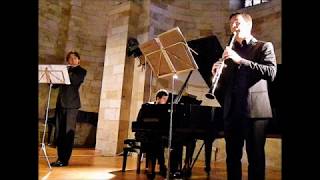 Camille SaintSaëns  Tarantella op 6 for flute clarinet and piano [upl. by Yenatirb]