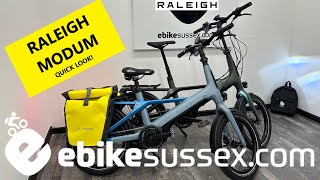 Raleigh Modum Folding eBike Quick Look [upl. by Sulohcin]