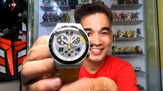 Swatch Irony Chronograph Battery replacement [upl. by Meisel983]