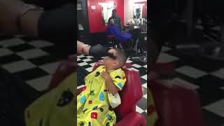 New technique of Hair cutting shorts boy funny trending [upl. by Yared480]