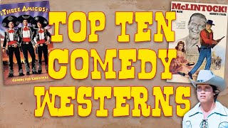 Top 10 Comedy Westerns [upl. by Ahtnama]