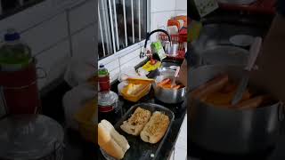 NOSSA MERENDA DE HOJE NOITE DO HOTDOG [upl. by Vod206]