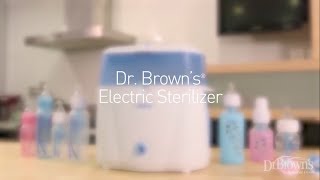 DrBrowns Electric Sterilizer Sterilize baby bottles quickly and easily [upl. by Ransom]