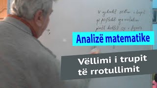 Analiza Matematike  Vëllimi i trupit të rrotullimit [upl. by Anilah25]