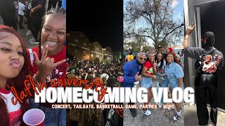 HOMECOMING VLOG  claflin university  tailgate basketball game kick back parties probate📸 [upl. by Tana]