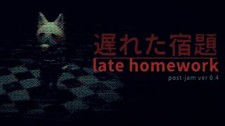 Hanekos Late Homework Full Game Walkthrough No Commentary 1080p PostJam Ver 04 [upl. by Yrokcaz]