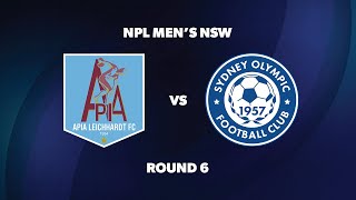 NPL Men’s NSW Round 6 APIA Leichhardt FC v Sydney Olympic FC [upl. by Esyli]