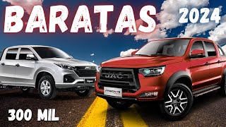 Las 9 PICKUP MAS BARATAS 2024 en Mexico [upl. by Hacceber866]