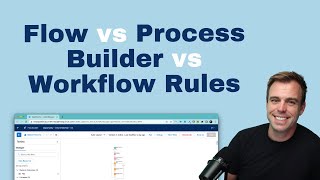 Salesforce Flow vs Process Builder vs Workflow Rules [upl. by Ayotnom831]