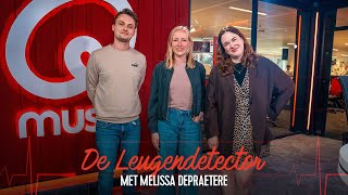 Melissa Depraetere aan De Leugendetector van Maarten amp Dorothee [upl. by Yemorej]