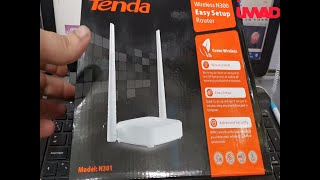 configuration ROUTER TENDA WIRELESS N300 [upl. by Hewet327]