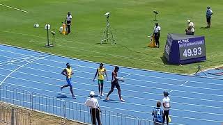 Carifta 2022Boys U17 400m Heats 3 [upl. by Kalina8]