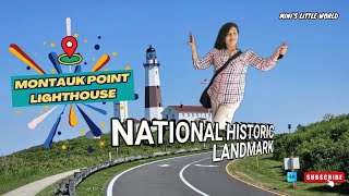 Montauk point Lighthouse  National Historical Landmark  Minislittleworld [upl. by Marbut]