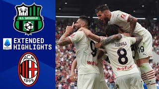 Sassuolo vs AC Milan Extended Highlights  Serie A  CBS Sports Golazo [upl. by La702]