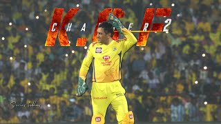 Dhoni meets Sulthana  MSD Tribute  KGF  Dhoni WhatsApp Status Tamil [upl. by Nnasor147]