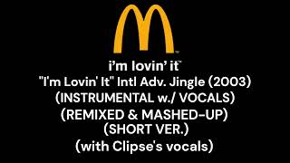 McDonalds Im Lovin It Adv Jingle InstVocal Clipses Vocals 2003 Short Ver [upl. by Amatruda]