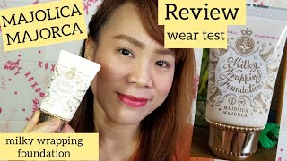 majolica majorca milky wrapping foundation review [upl. by Eiloj]