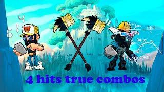 2 Hammer Combos you NEED to Know  Brawlhalla Guide [upl. by Daugherty553]