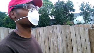 Applying Thompsons Waterseal to fence [upl. by Yakcm902]