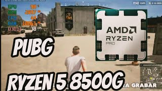 PUBG con Ryzen 5 8500G Graficos integrados 740m [upl. by Ihcur590]