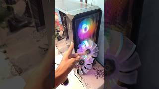 New gaming PC cooling fan installation shorts pc pcgaming fans [upl. by Nosnevets]