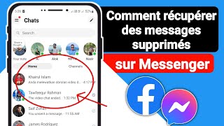 Comment récupérer des messages supprimés sur Messenger mise à jour 2024 [upl. by Ferguson]