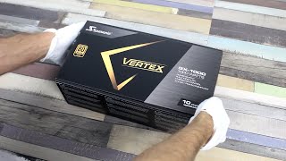 Seasonic VERTEX GX1000 PSU Unboxing [upl. by Anila]