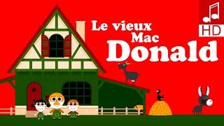 LE VIEUX MACDONALD A UNE FERME comptine pour bébé amp enfant de maternelle [upl. by Courtund]