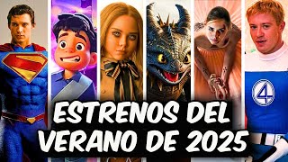 LAS PELÍCULAS MAS ESPERADAS DEL VERANO  2025 Superman Los 4 Fantásticos Megan 2 Jurassic World [upl. by Circosta121]