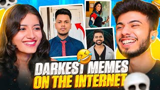 Reacting on Darkest Memes 💀😂 [upl. by Staal]