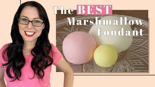 The BEST Marshmallow Fondant Recipe EVER [upl. by Atnahsa]