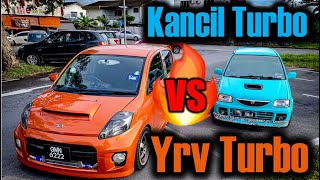 Myvi turbo VS kancil turbo 0400m Episode1 [upl. by Ahras888]