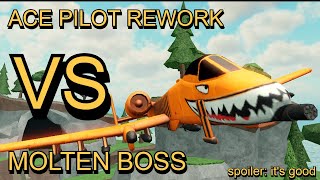 ACE PILOT REWORK VS MOLTEN BOSS TDS [upl. by Eniahpets412]